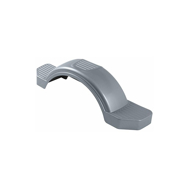 Fulton Trailer Fenders Plastic Fender, 14-Inch Tire Size, Silver