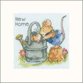 Bothy Threads Cross Stitch Greetings Card Kit - Welcome Home