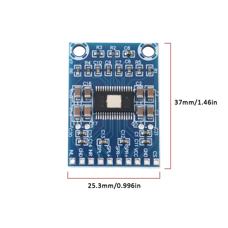Create idea 2 x TPA3116D2 Amplifier Board XH-M562 Digital Audio