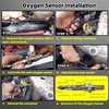 A-tnewb 4PCS Oxygen O2 Sensor 4PCS Fit for 2011-2014 Ford