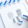 M&G 12 Pack White Erasers Bulk, Small Rubber Pencil Erasers