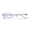 ZESAKER Rimless Bifocal Reading Glasses for Women Frameless Blue Light