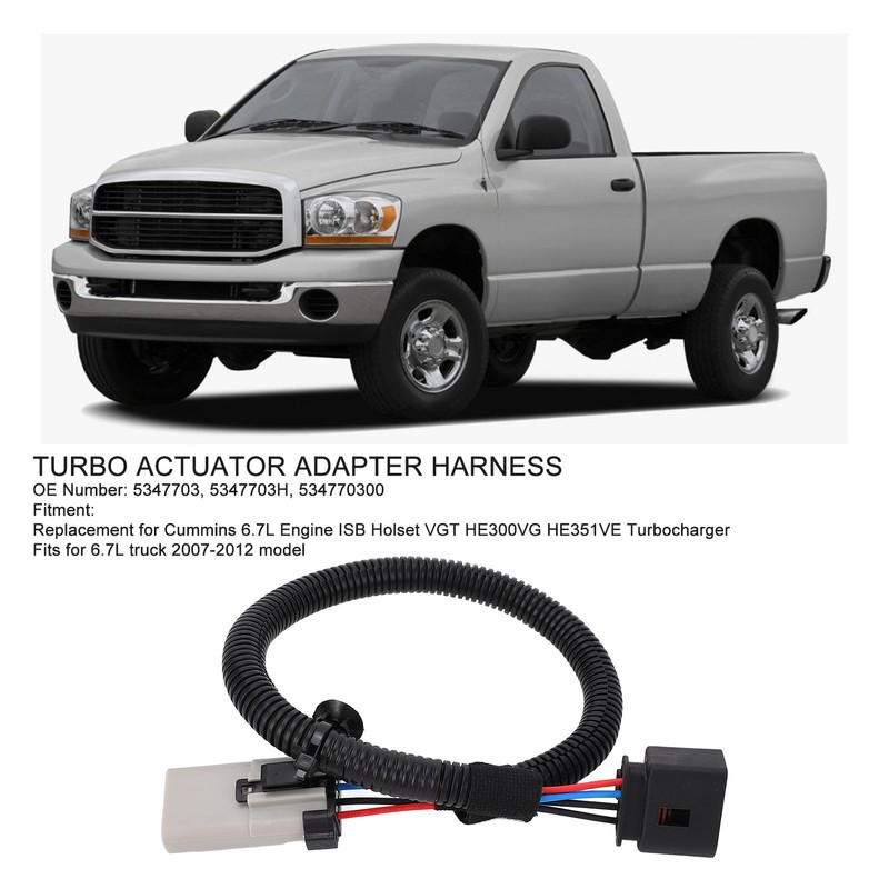 Turbo Actuator Adapter Harness 5347703 Turbocharger Actuator Conversion Harness Replacement