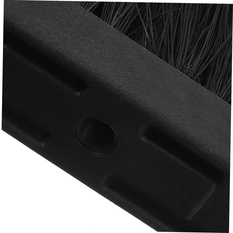 STOBAZA 2pcs Fireplace Cleaning Brush Replacement Heads Handle Ergonomic Design