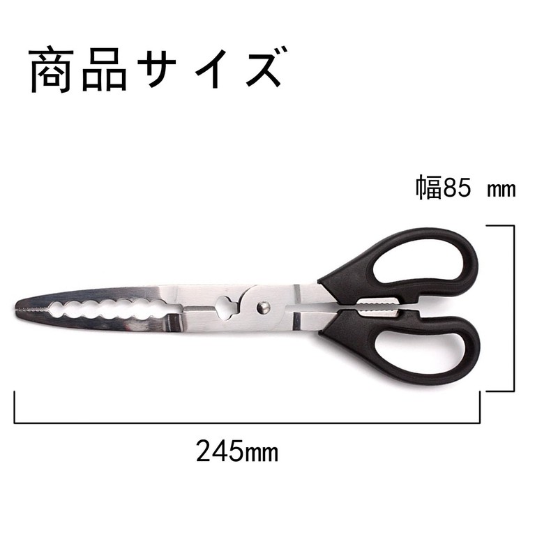 HUIKKJP Fish Grip, Stainless Steel, Multifunctional Tool, Long, Lightweight, Easy