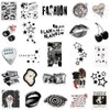 50PCS Darkness Y2K Stickers, Trendy Black & White Y2K Sticker