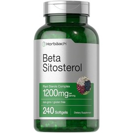 Horb Ach Beta Sitosterol 1200mg 240 Cápsulas Blandas Suplemento Esteroles Vegetales Gluten Gmo