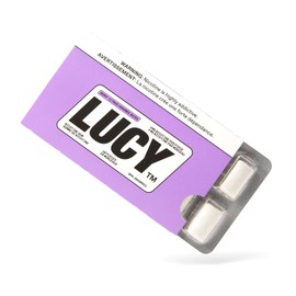 LUCY LUCY? Nicotine Gum 4mg, 100 Count, Berry Citrus - Health Canada Natural Health Product NPN 80108821 - NRT Stop Smoking Aid, Reduce Withdrawal Symptoms & Cravings