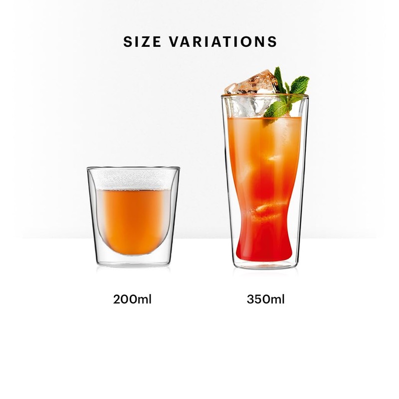 BODUM ボダム グラス コップ タンブラー SKÅL スカル ダブルウォール グラス 350ml