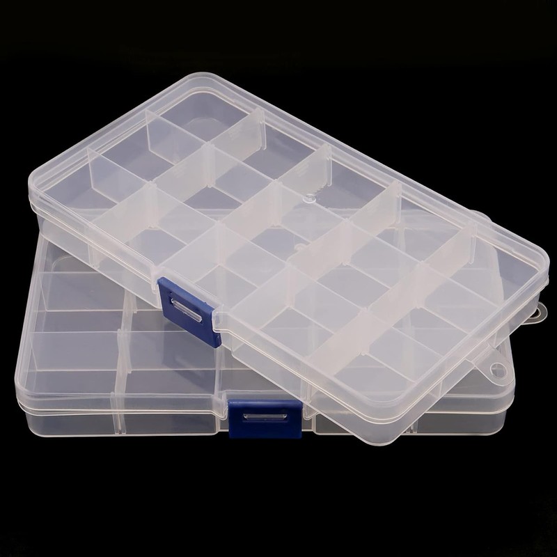 Pack of 6 Folding Boxes, Small Storage Basket Organiser, Stackable