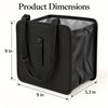 1pc Durable polyester fiber car trash can - Multi-functional folding