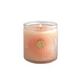 Tangerine Dreams Aromatique Textured Glass 6 oz Scented Jar Candle