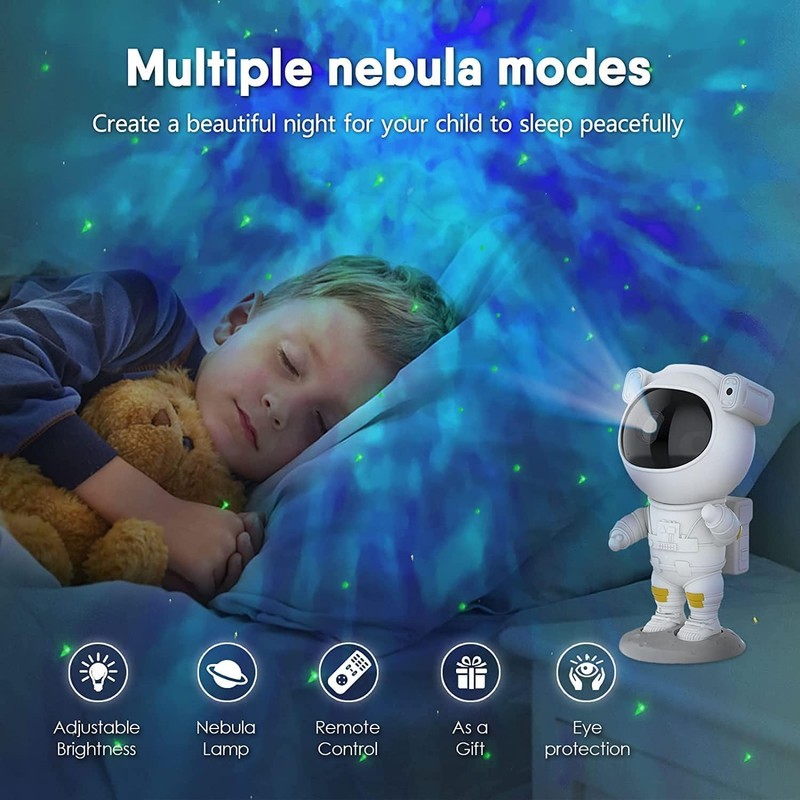 Orco Astronaut Galaxy Projector Kids Night Light - Galaxy Nebula