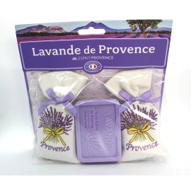 Aromes Provence Sachets of Lavender Flowers from Provence, 100% Natural Lavender Soap