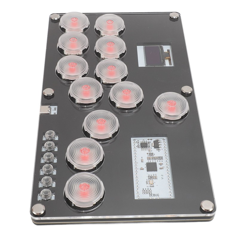 All Button Arcade Controller 12 Keys Supports Hot Swap and