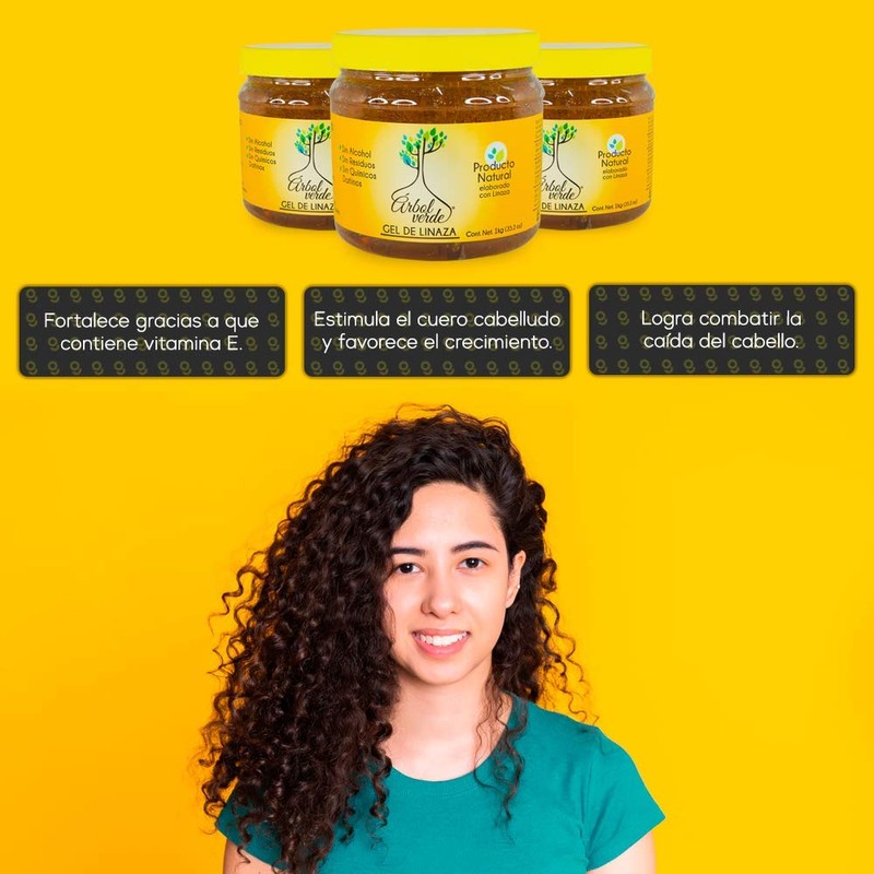 Árbol Verde Natural Green Tree Linseed Gel 2-Pack Alcohol Free