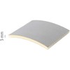 bianco Shabby® Glass Paper Professional Corundum with Finger Protection Sponge