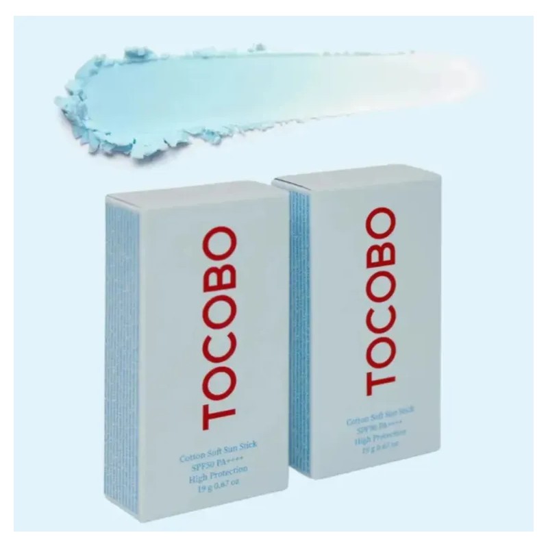 2pc Tocobo Cotton Soft Sun Stick Spf50+ Protector Solar