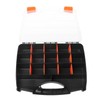 Portable Tool Box with 15 Adjustable Compartments Hardware Assortment Organiser
