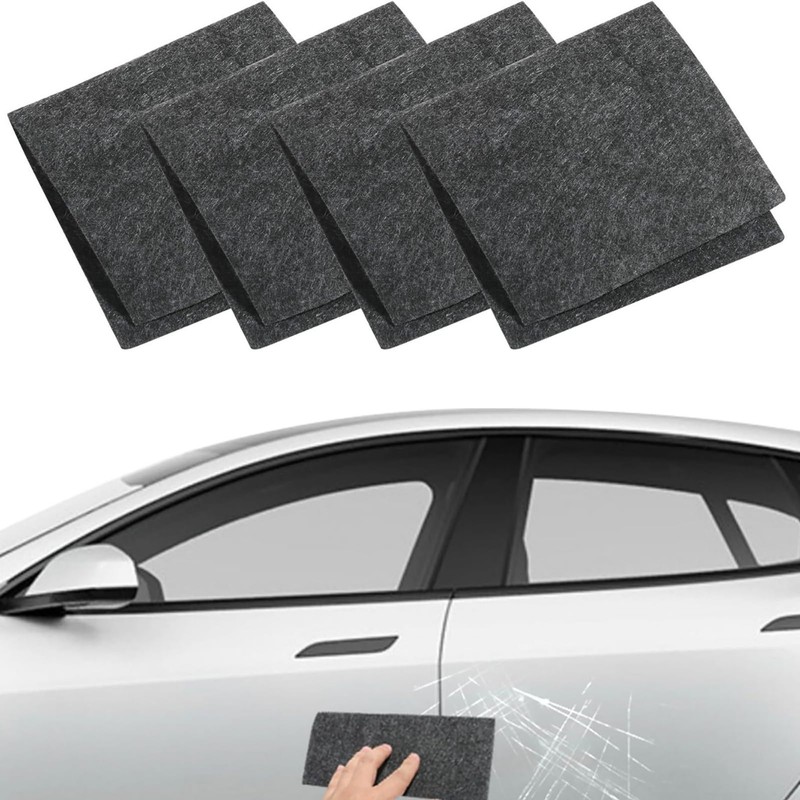 4Pcs Effective Car Nano Sparkle Cloth Durable Useful Magic Car