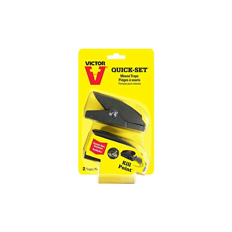 Victor Quick Set Mouse Trap (2Pack)