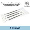 4 Pcs Professional Dental Scraper Tool - Dentist Pick, Medical