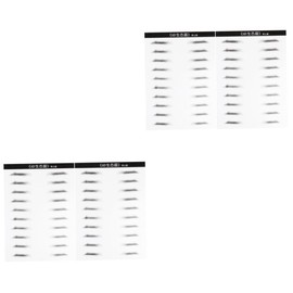 Baluue 4sheets Eyebrow Stickers of Simulation Eyebrows for Men Easy Application for Unique Shapes Your Look Effortlessly