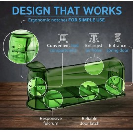 Unbranded 2 Pack Reusable Mouse Traps Catch and Release No Kill Live Mouse