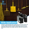 DRELD 5Pcs Mop Broom Holders, Heavy-duty Tools Storage Organizer Wall