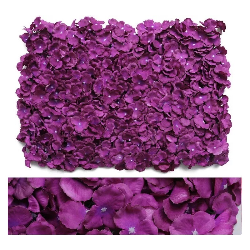Liven_Decor 5 Muro Flores Artificiales Panel Decoración Pared 60x40 Cms