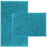 Teal Blue Bathroom Rugs Bath Mats for Bathroom Chenillen Bath