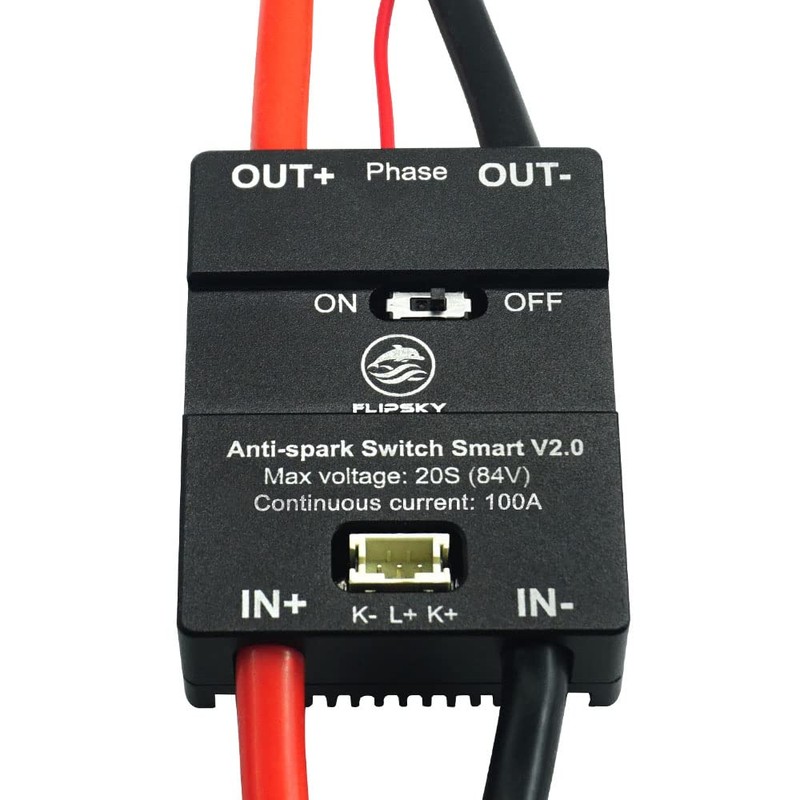 Flipsky Anti Spark Switch Smart Enhanced Come with 16mm LED