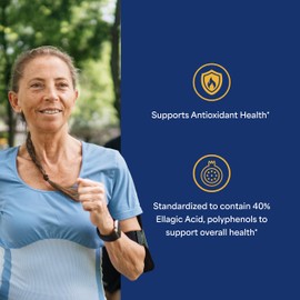 Puritan's Pride Premium Pomegranate Extract 250mg, Dietary Supplement for Antioxidant Health and Healthy Aging Program, 40% Ellagic Acid,120 Rapid Release Capsules (Packaging May Vary)