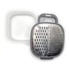 2-in-1 Cheese Grater with Container – Handheld Food Grater with