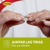COMMAND 3M Tiras Adhesivas para Colgar Cuadros Grandes Negras 12