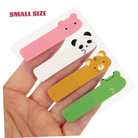 TEHAUX 4sets Colorful Transparent Pet Index Tabs for Book Page Marking Writable Sticky Memo Pad for Annotation and Organization for Students and Office Use 6packs*4