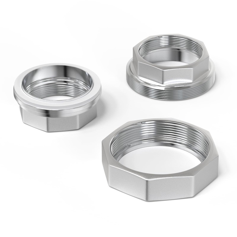 TAISHER 1PCS 304 Stainless Steel Union，1-1/2" NPT Female Cast Pipe