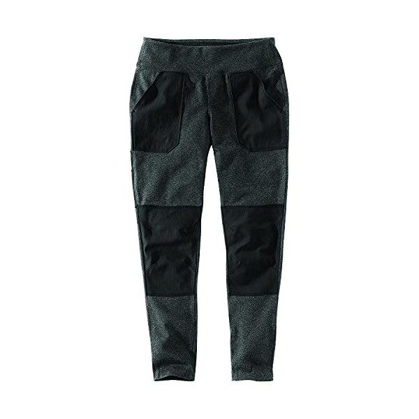 Carhartt Women's Tall Force Utility Legging Pants, Black Heather, X-Large