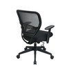 SPACE Air Grid Mid-Back Swivel Chair, Black, 20-1/2 x 19-1/2