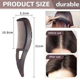 XURJUMI Pack of 4 Dandruff Comb, Lice Comb, Hollow Tooth Head, Energy Massage, Hair Comb with Handle, Hair Comb for Dandruff, Better Hair Quality, Scalp Comb for Women and Men Removal