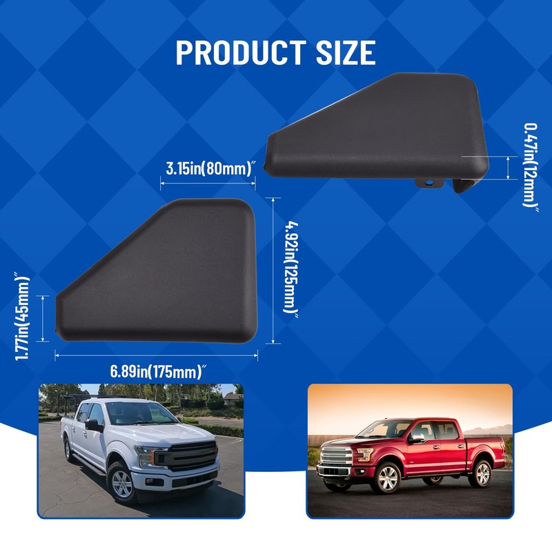 FL3Z-16N455-BA Left/Right Rear Running Board End Cap Compatible with Ford