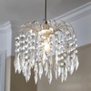 Crystal Chandelier Lampshade Diamond Drop Ceiling Light Shade