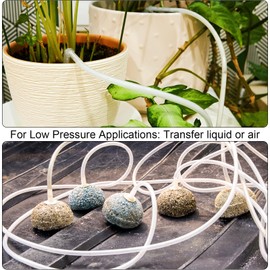 M METERXITY Clear Vinyl Tubing - PVC Tube Hose, Apply to Water Transfer (19mm ID 24mm OD, 3Ft)