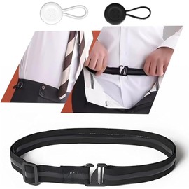 Debajo De Las Camisas Para Los Hombres, Set De y Unisex Camisa Tirantes Muslo Camisa, Ajustables Elásticos y Extensor de Botones para Cuello Juego 2P