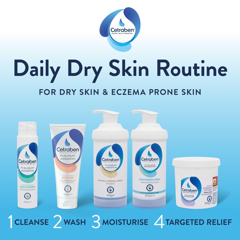 Cetraben Body Cream Moisturiser, For Dry Sensitive and Eczema Prone