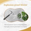 Dorlicecass Irregular Wall Mirror - Wall Mirrors Decorative 20"x36" Gold