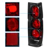 AmeriLite Black Replacement Brake Tail Lights Set For Hardbody D21