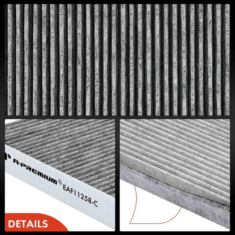 A-Premium 2-PC Engine & Cabin Air Filter with Activated Carbon