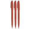 Pentel Brown Original Sign Pen S520 Fibre Tip Marker Pens