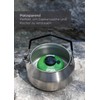 LAMBDA COFFEE® Kettle 1 Litre Stainless Steel | For Camping